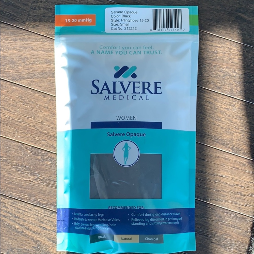 Salvere Medical - Opaque black pantyhose